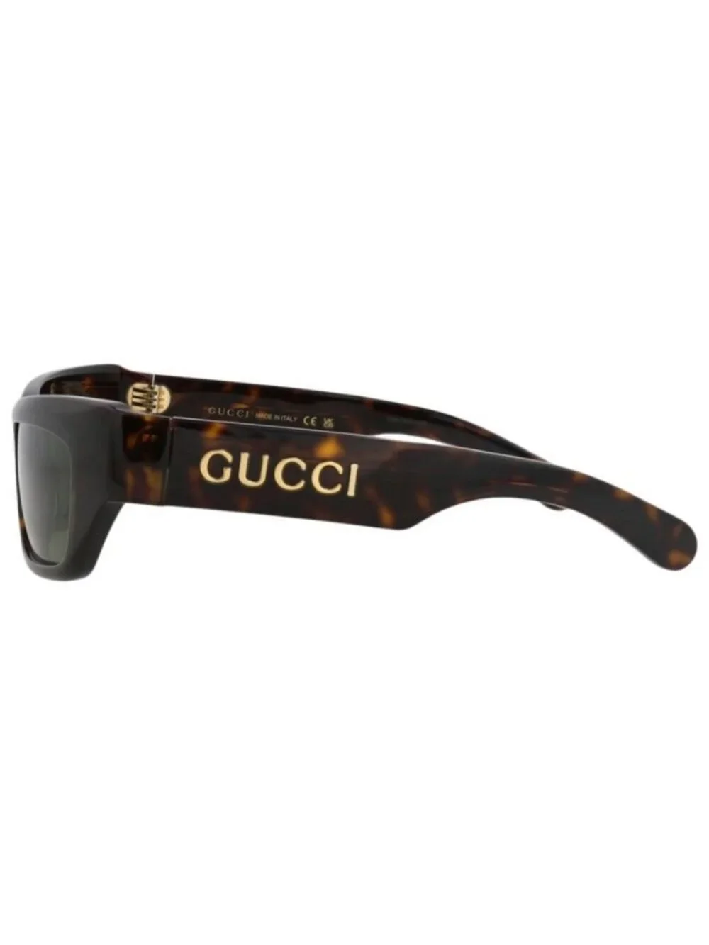 New Gucci Mens Cat Eye Havana Havana Green Fashion Designer Sunglasses